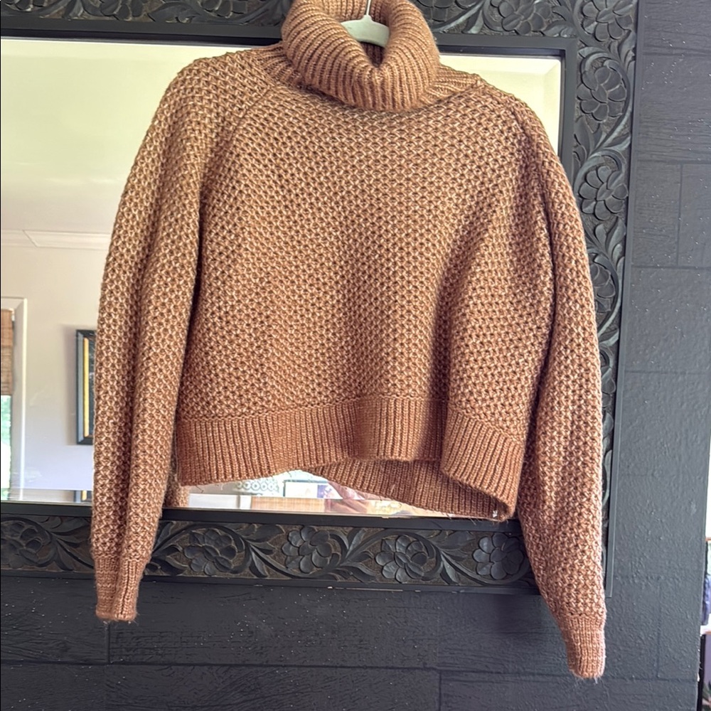 Cozy Brown Turtleneck Sweater